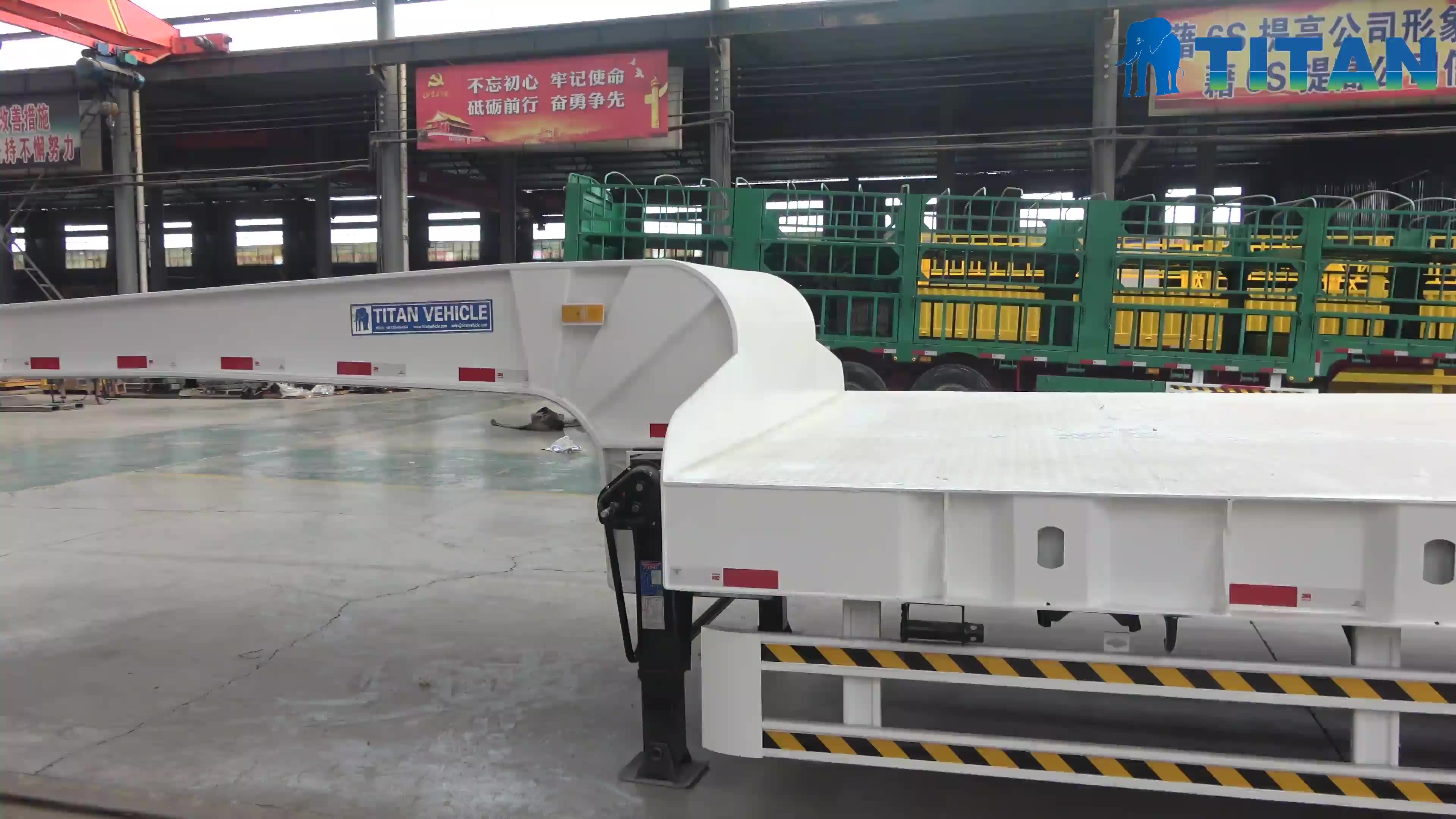 Titan Heavy Equipment Transport Yacht Trailer Hydraulics Semi Boat