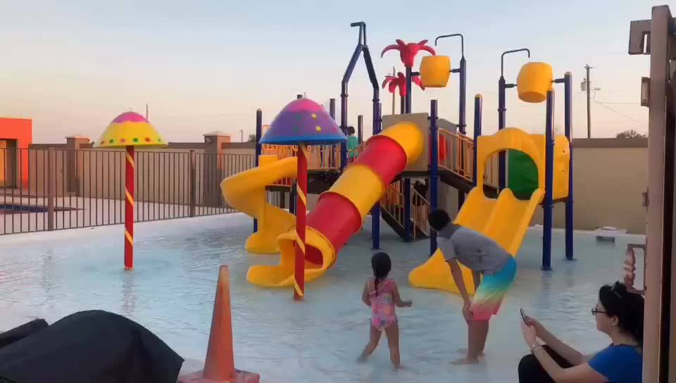 Best Product Children Water Park Equipment Fiberglass Playground Slides