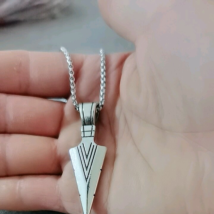 Men Arrowhead Necklace Wholesale Retro 