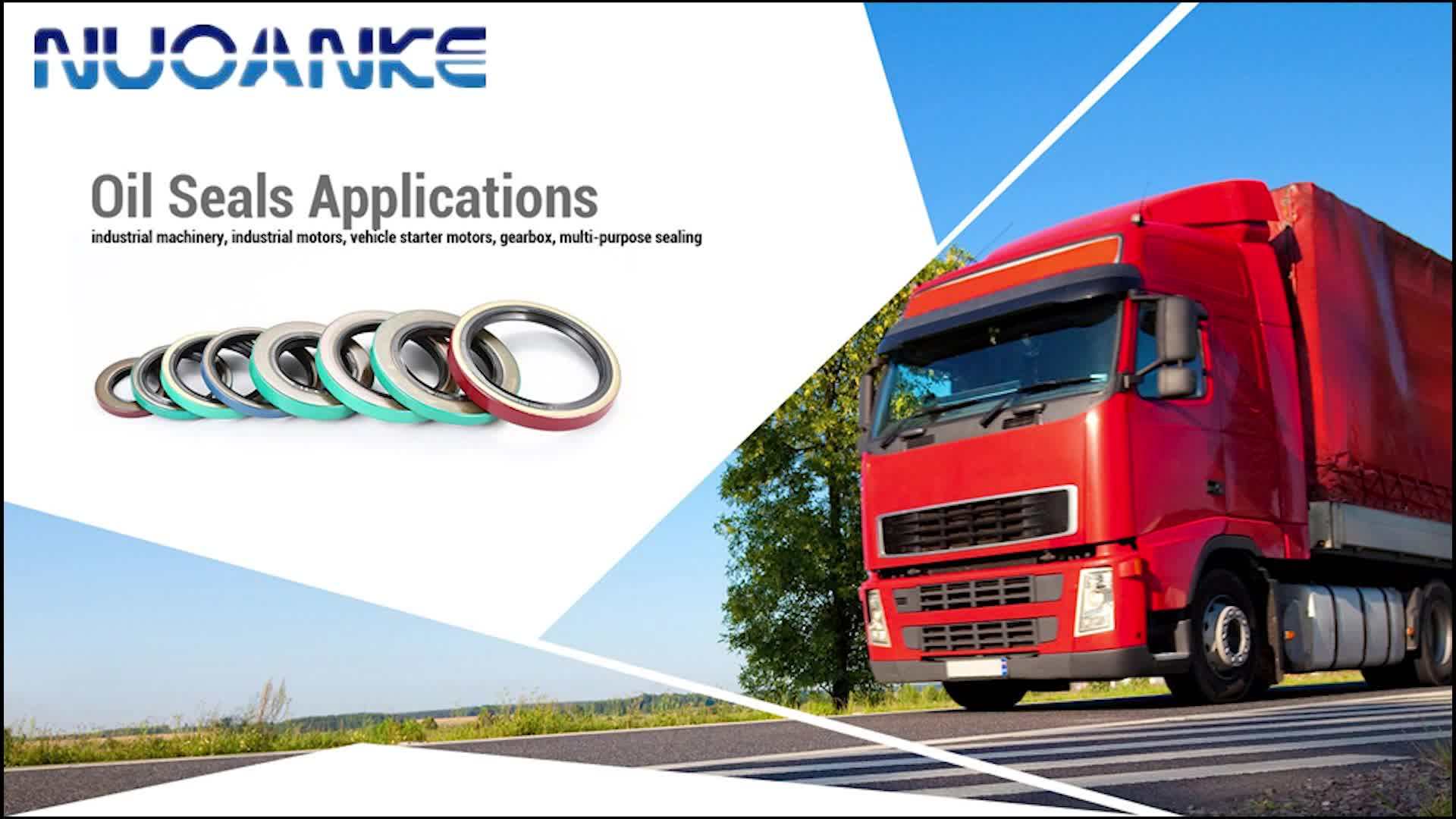 Tc Htck Htcl Htcr Car Oil Seal Automobile Rubber Oil Seal With Inner Thread Crankshaft Oil Seal