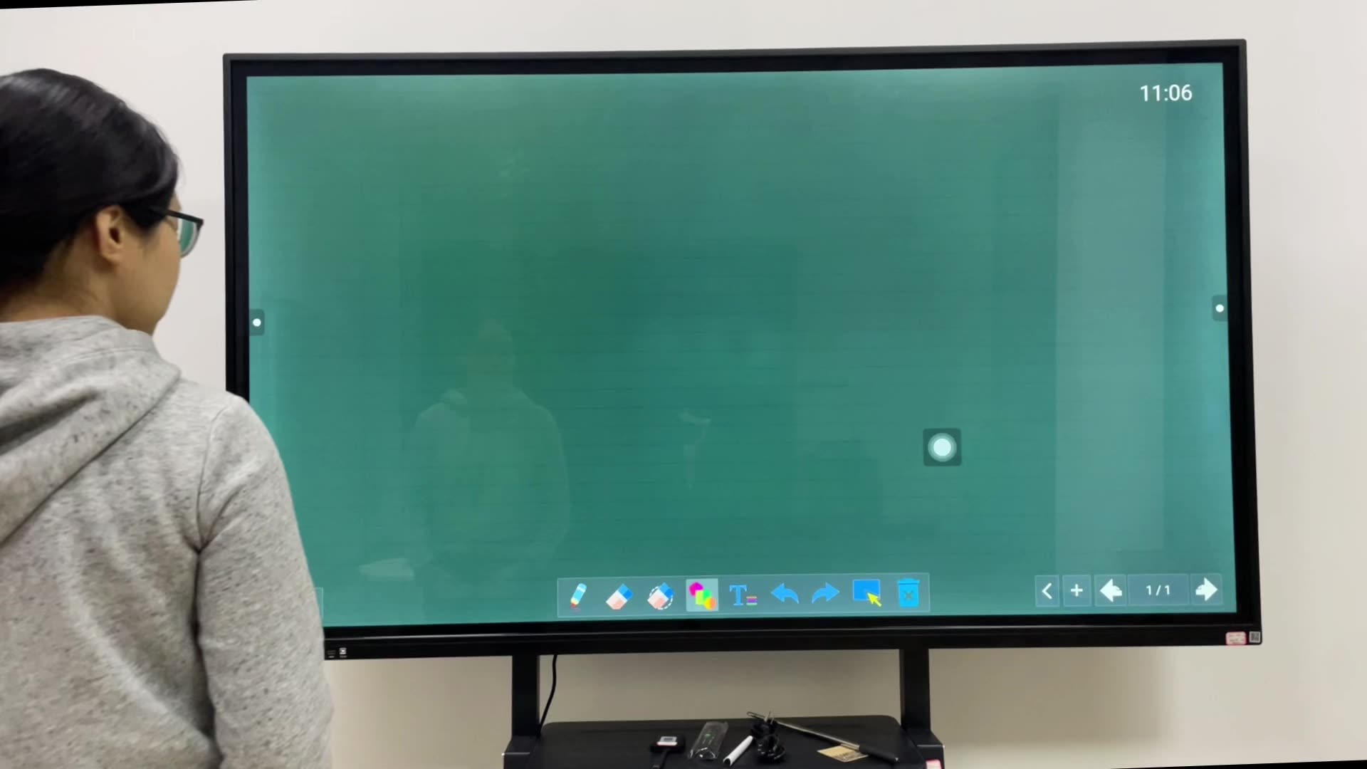 55 Inch Android Smart Board Interactive Electronic Whiteboard Touch