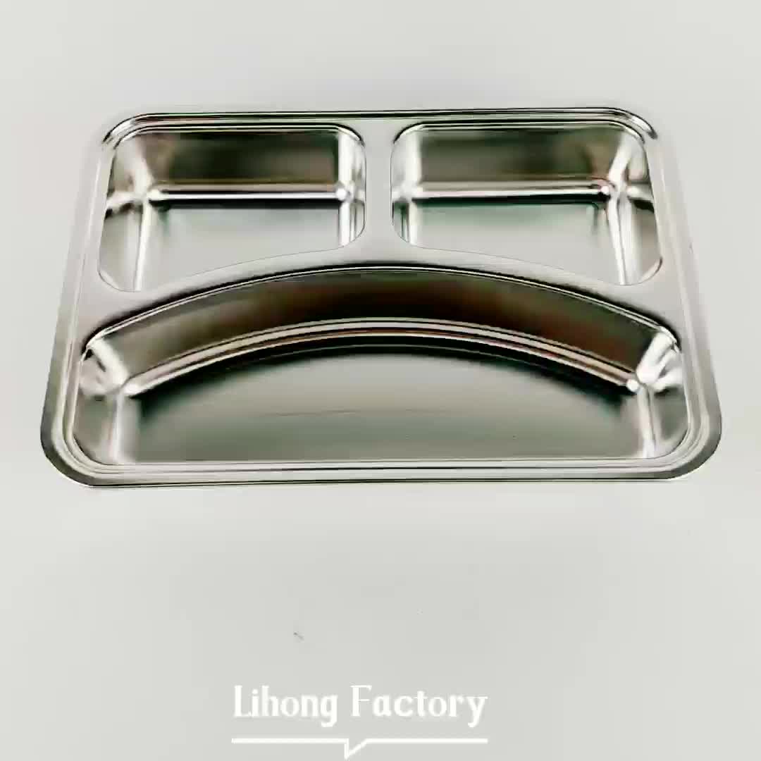 Manufacturing Custom Serving Food 201 Stainless Steel Metal Sectional 3
