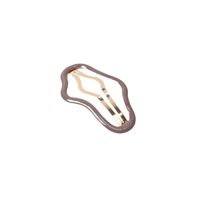 Cloud -like hollow minimalist broken hair artifact BB clip female…