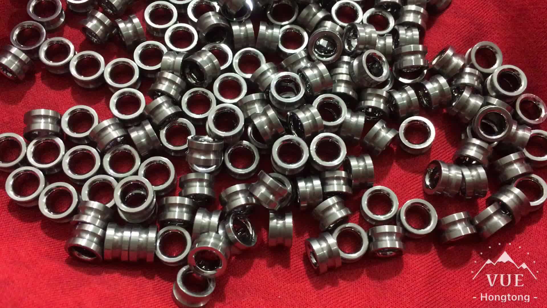 Cemented Carbide Polished Wire Rope Textile Carbide Guide Wire Eyelet