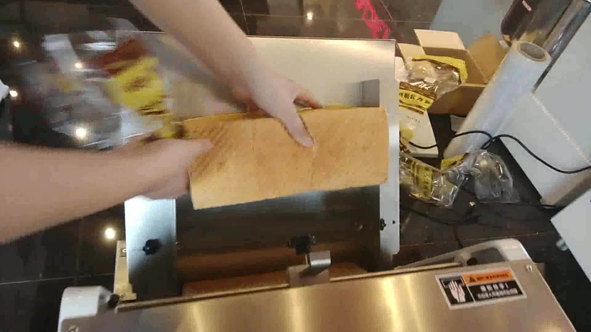 16mm Bakery Electrical Automatic Toast Slicer Bread Slicing Machine