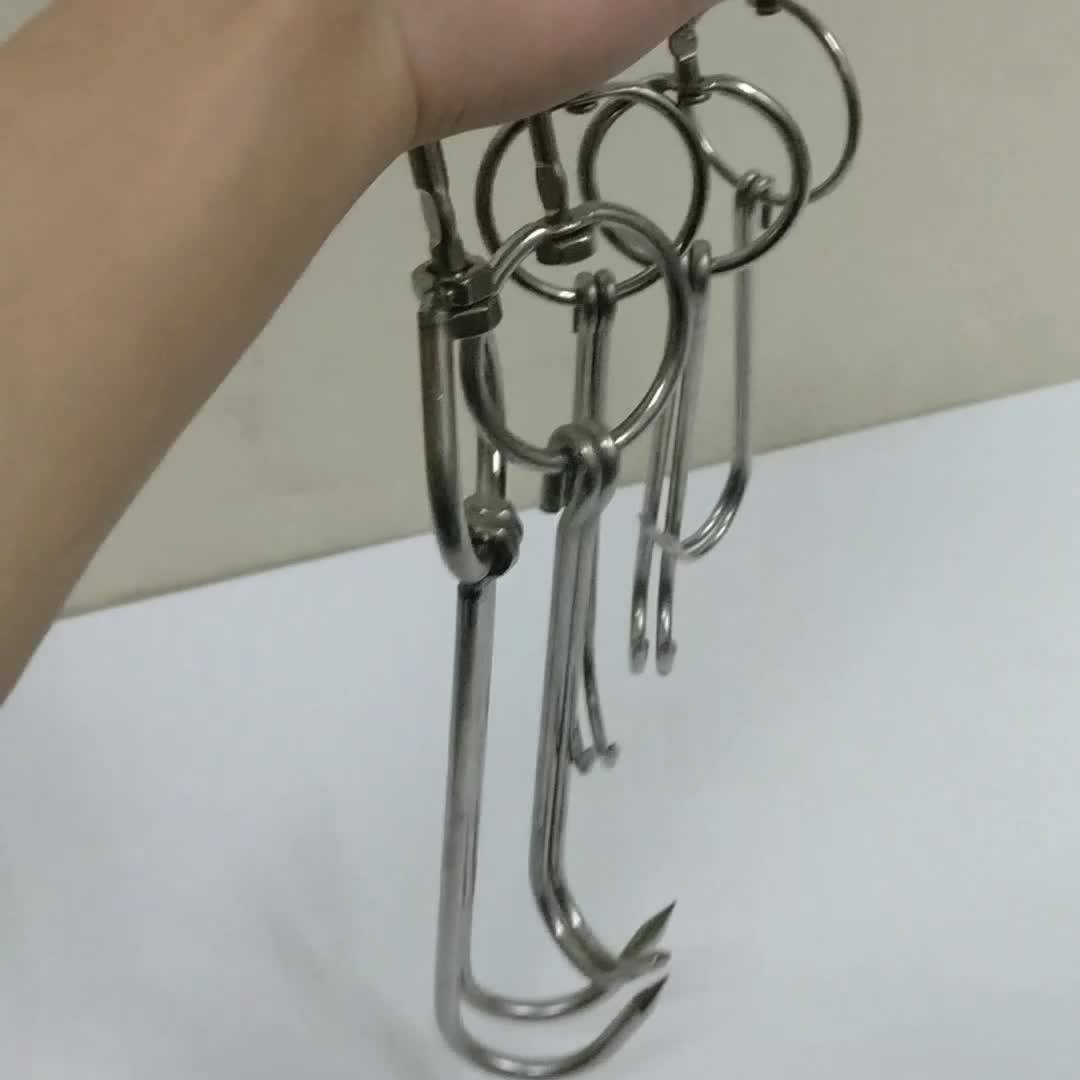 Wholesale Custom Stainless Steel Swivel Meat Hanger Hooks For Hanging