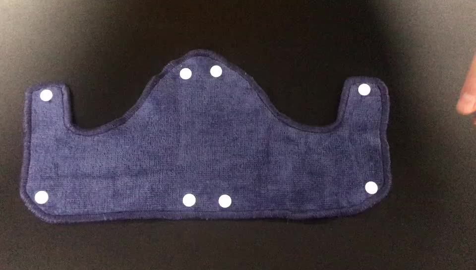 Big Size Navy Blue Hard Hat Sweatband Hardhat Forehead Bow Padding