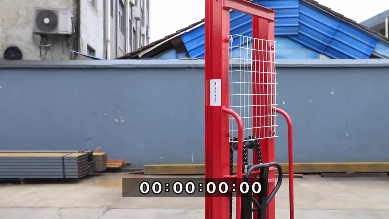 Small 3 Ton Manual Hydraulic Forklift Specification Self Loading Hand