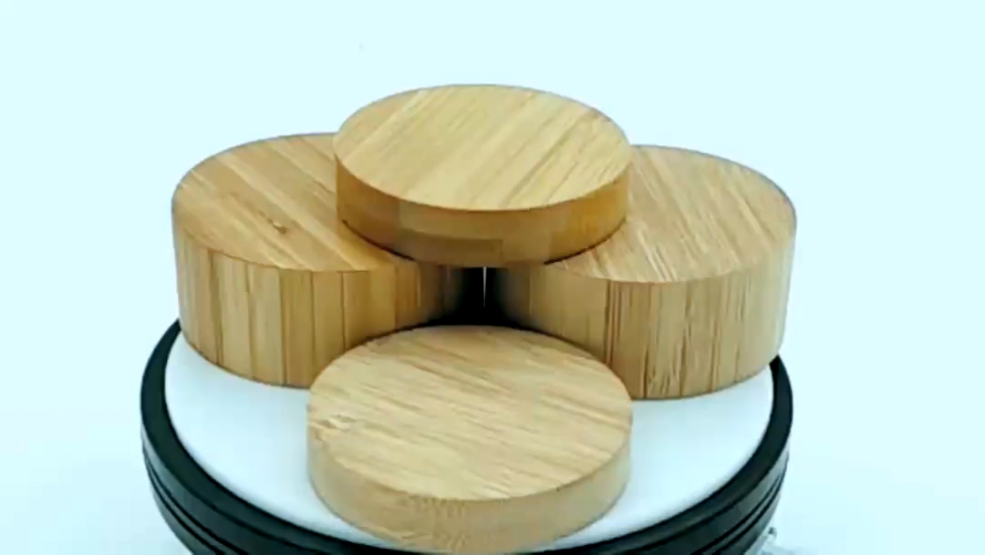 70/400 Bamboo Wooden Lid For Jar And Bottle With Embossed Logo Buy