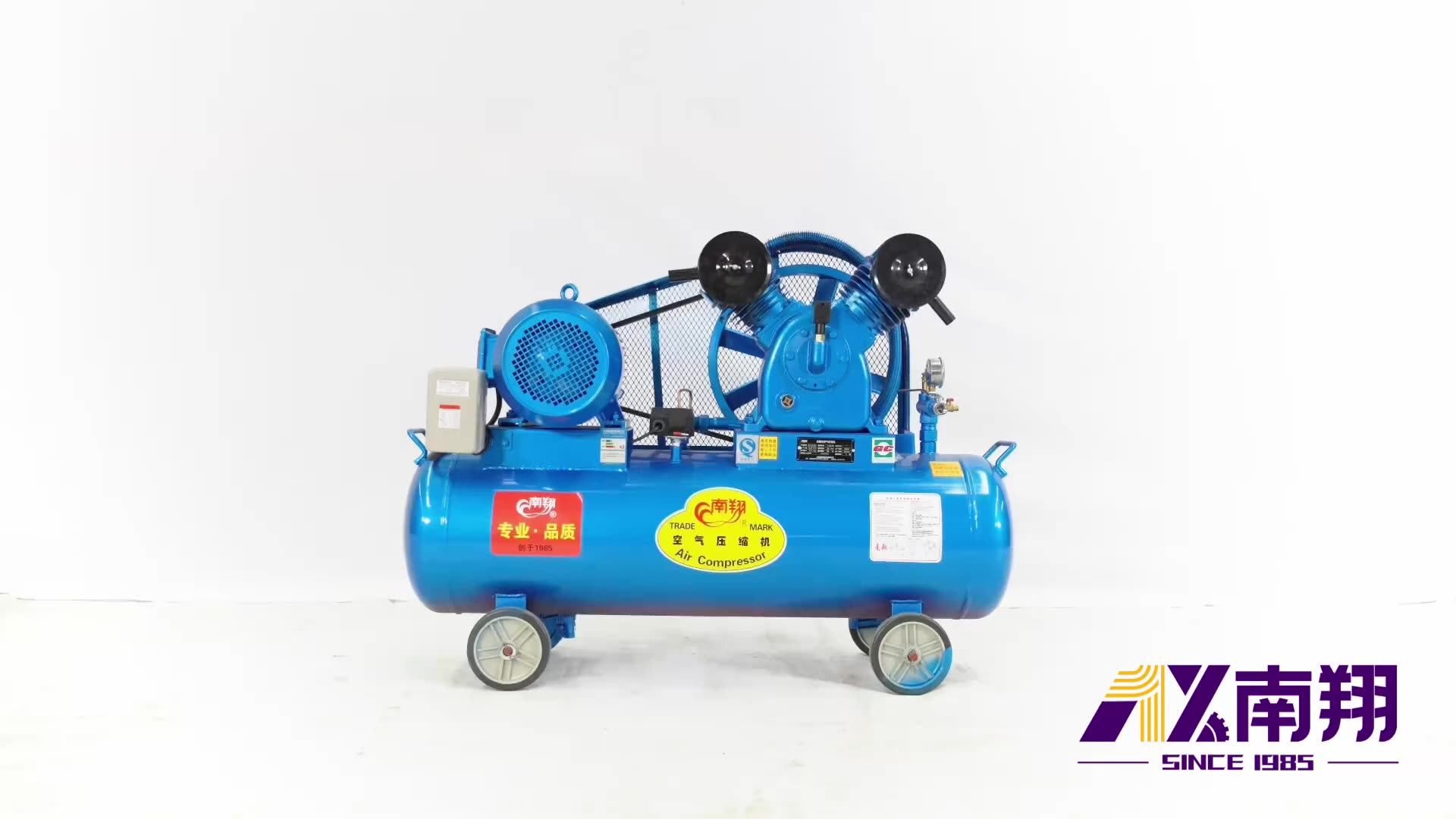 Nanxiang Brand High Pressure 15kw 830bar Belt Driven Industrial Piston Air Compressor 500l Air