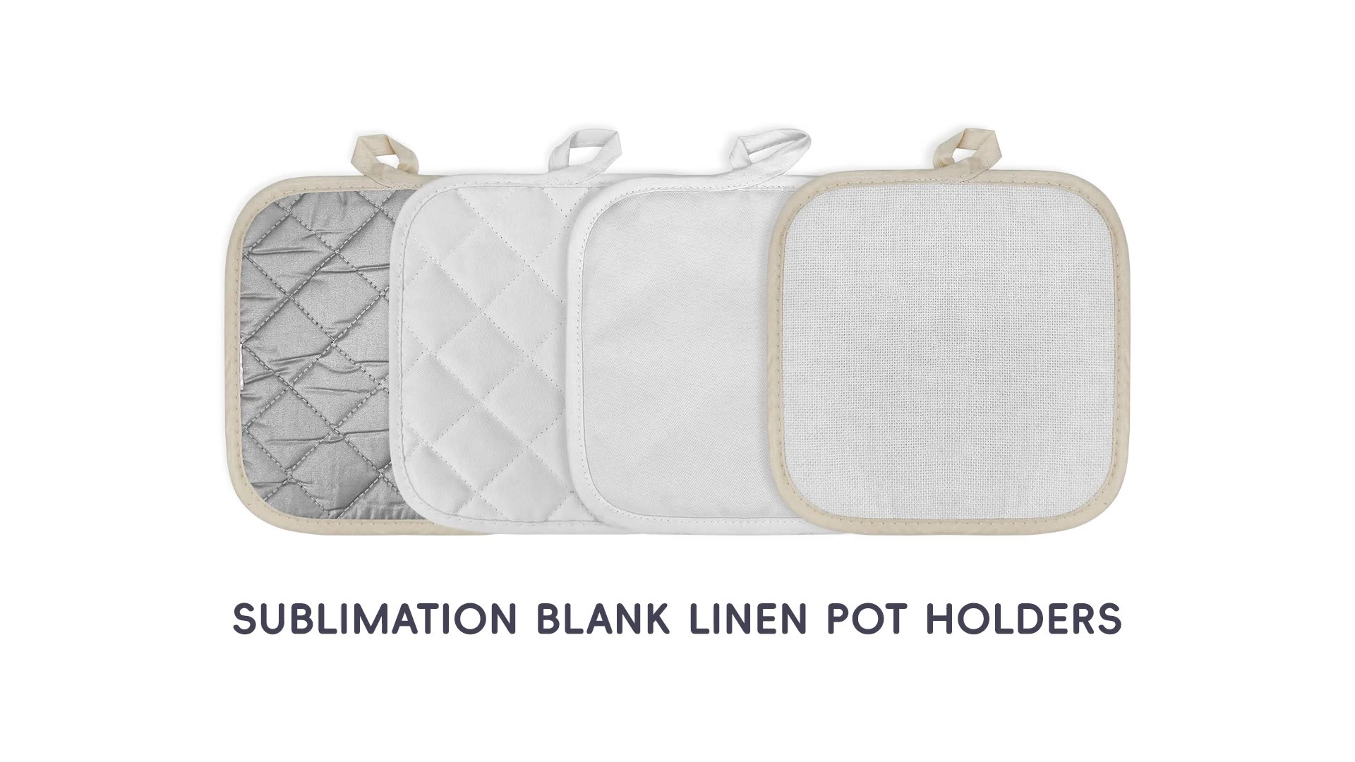 White Sublimation Pot Holder