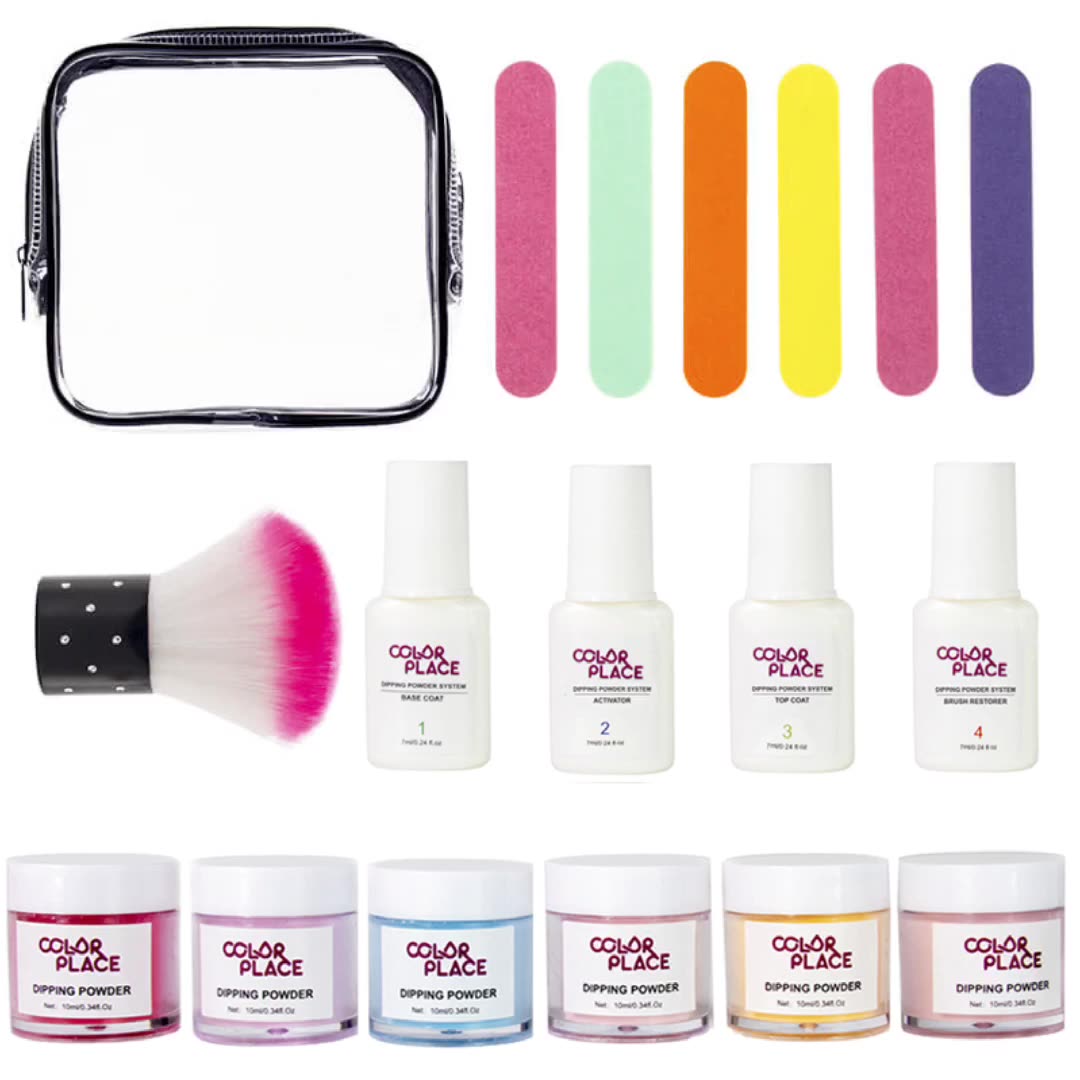 Private Label Bulk 120 Colors Acrylic Dip Powder Nails Dipping Powder