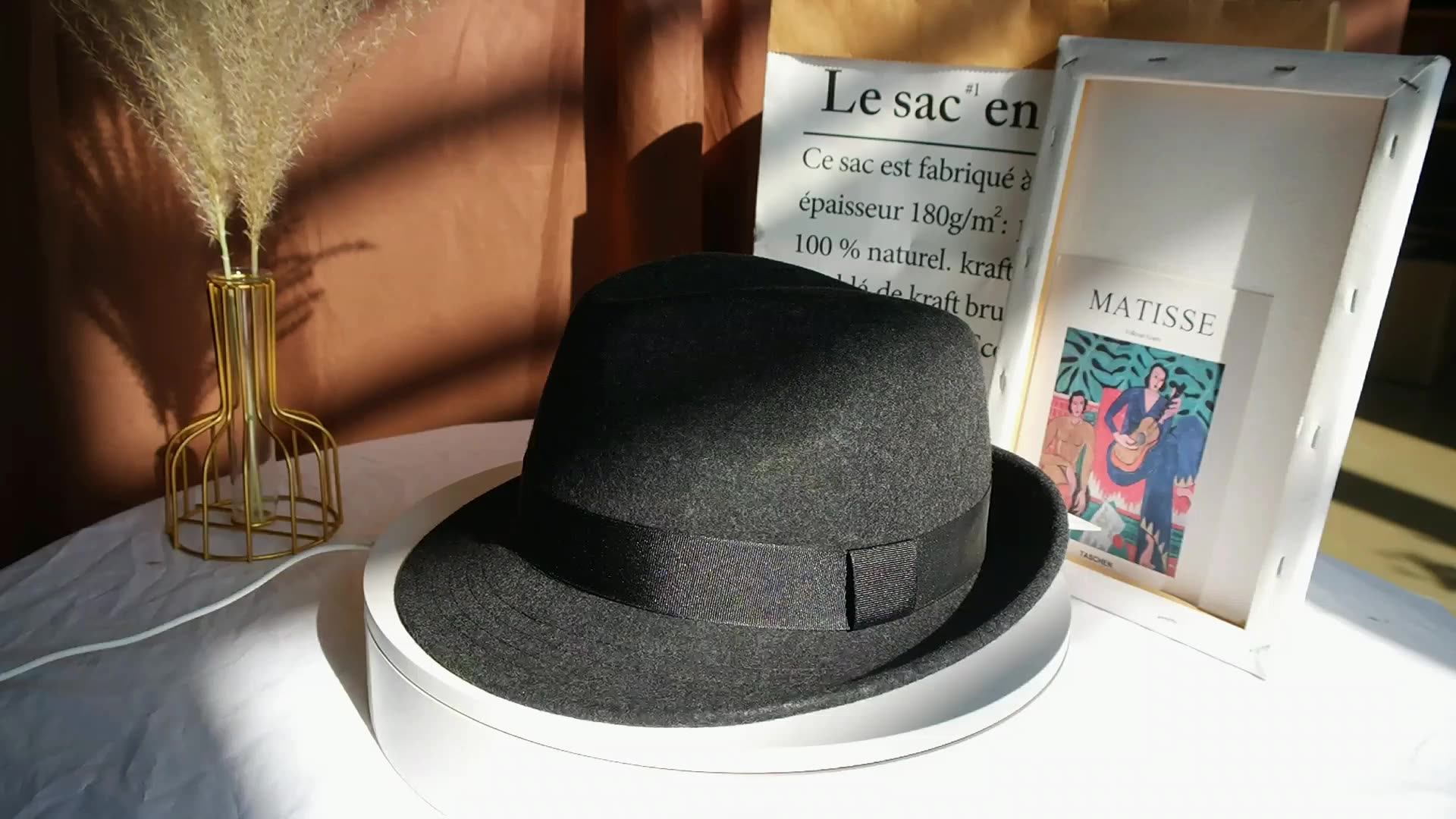 手工礼帽的制作过程与价格解析, image size:1920x1080