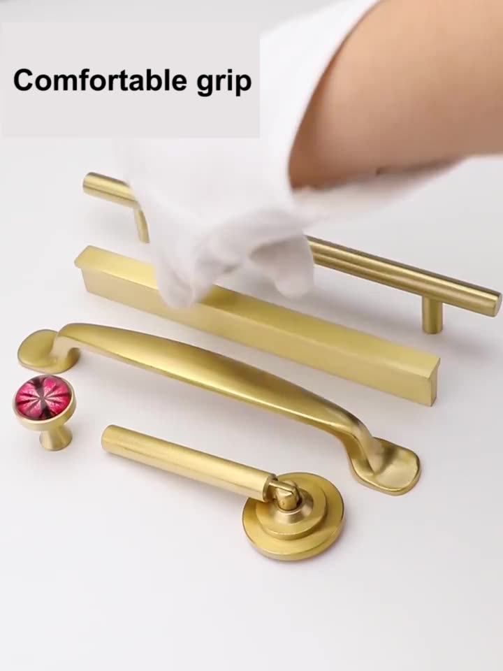 Kitchen Fitting 304 Stainless Steel Pull Metal T Shape Handle Kitchen