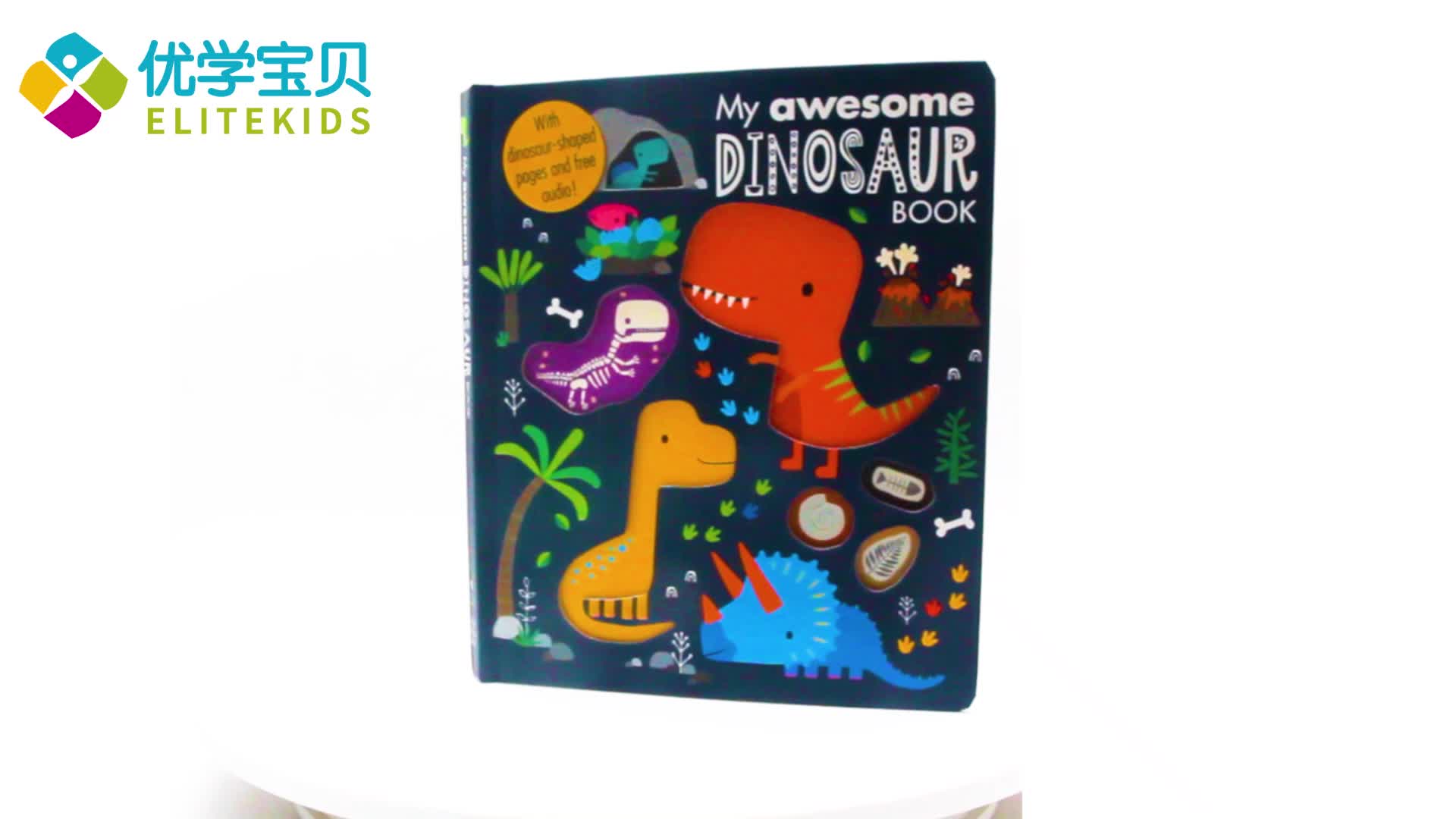 English truyện tranh gốc Dinosaur tuyệt vời của tôi Sách hét lên cuốn sách khủng long của tôi Mẫu Awesome Alphabet Book Alphabet Book Bách khoa toàn thư cùng một khoa học hàng loạt khủng long của tôi về ý tưởng Khai sáng hình bảng cuốn sách cho trẻ em Đồ chơi giáo dục