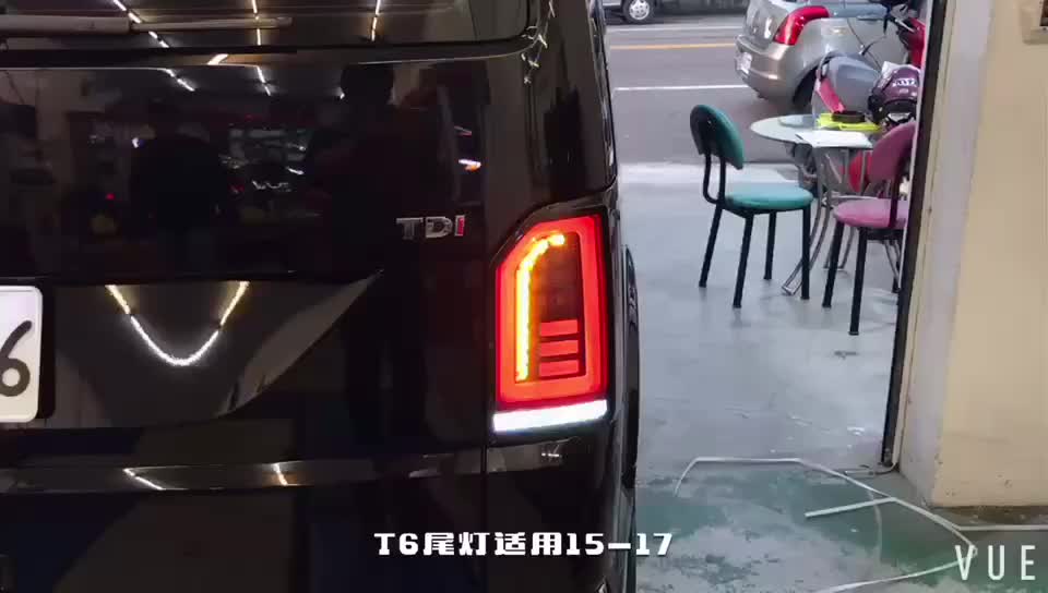 For Volkswagen Transporter T6 LED Taillights Back Lamp 2016 Year Black Housing Clear Cover JY on m.alibaba.com