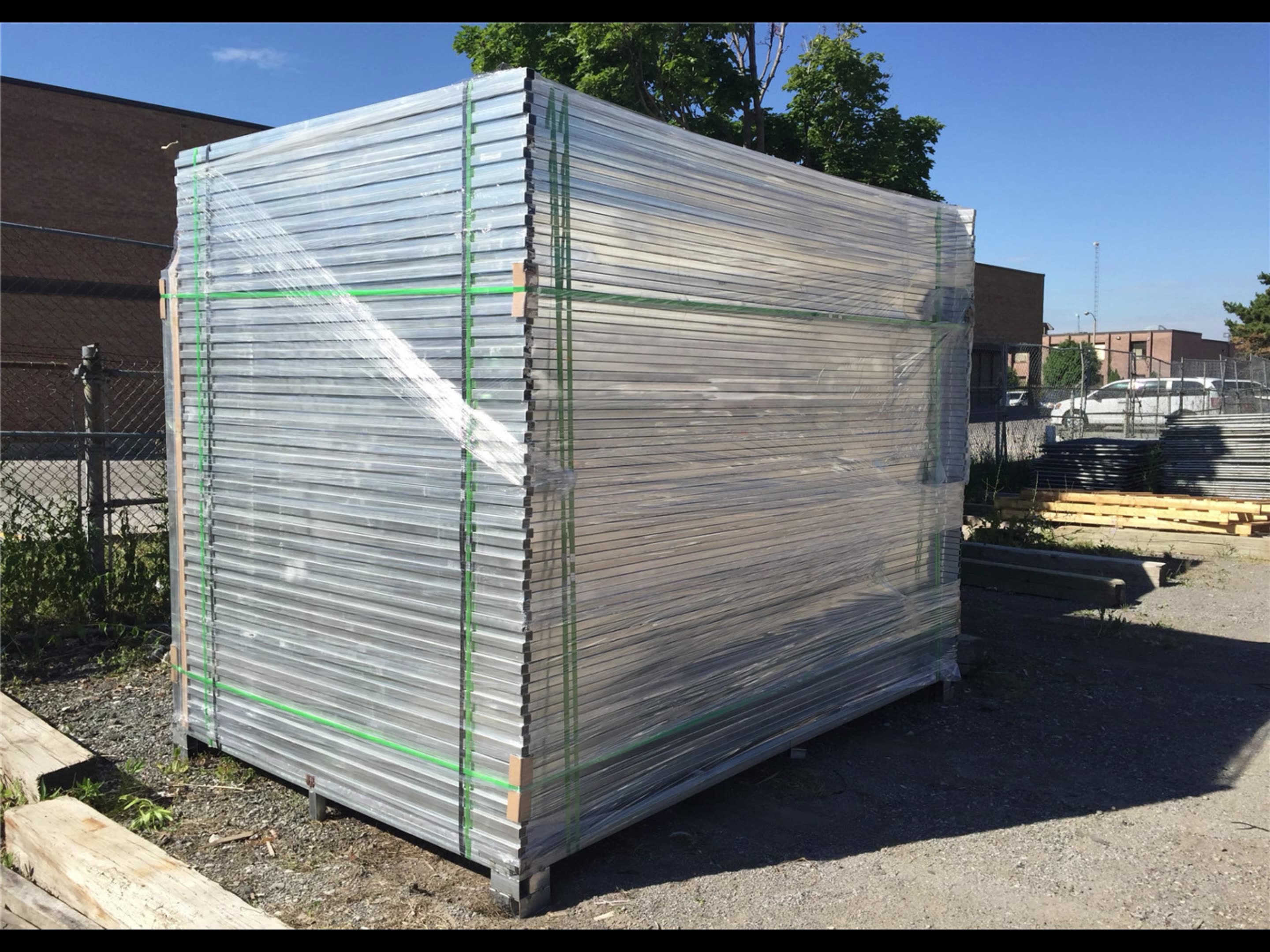 6x10 Galvanized Chain Link Mesh Fence Used Temporary Fence Panels For