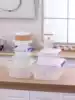 Large capacity rectangular kitchen commercial preservation box Plastic storage box Refrigerator special food grade transparent sealed box