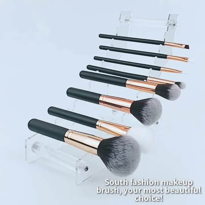 Beauty Salon Accessories Rose Golden Make Up Brush Set,Professional