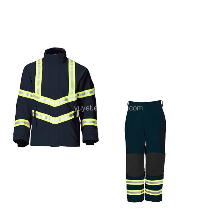Factory Supplier Safety Firefighting Flame Retardant Workwear Uniforms