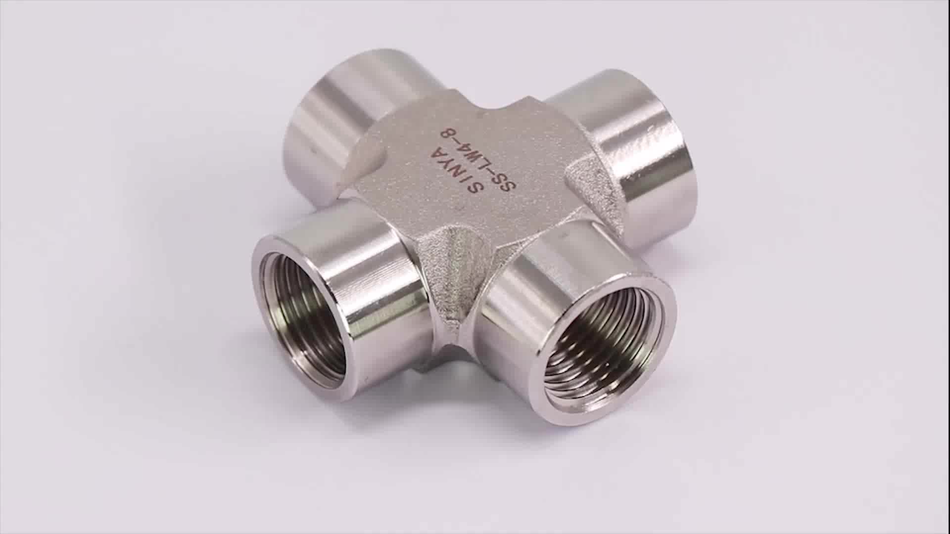 Stainless Steel Pipe Fitting 1/4 In. Female Npt Iron Pipe Threaded