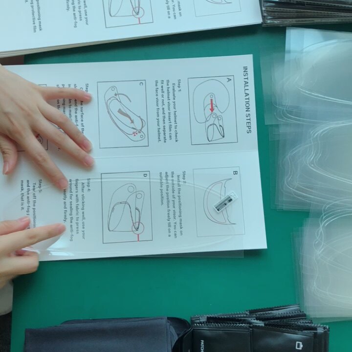 Helmet Waterproof Films Parasol Casco Para Moto Helmet Anti Rain