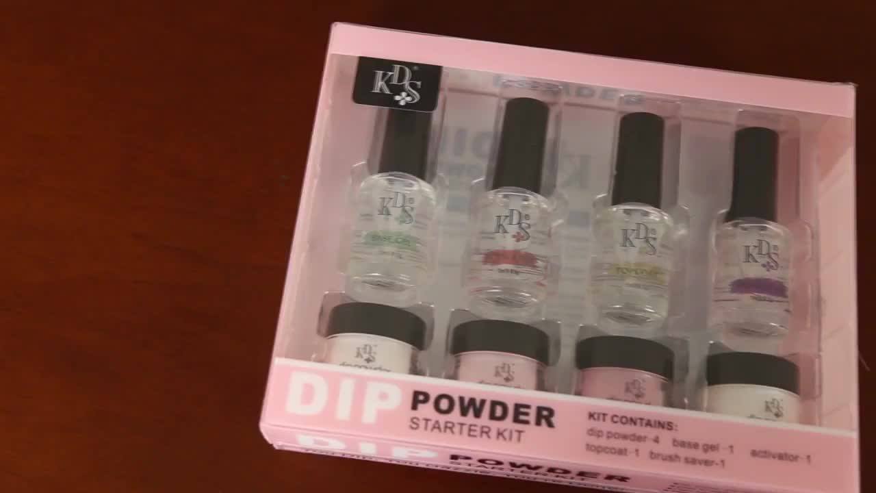 Private Label Dip Powder Liquid Glue Gel Base Topcoat Activator Acrylic Dipping Powder Nails