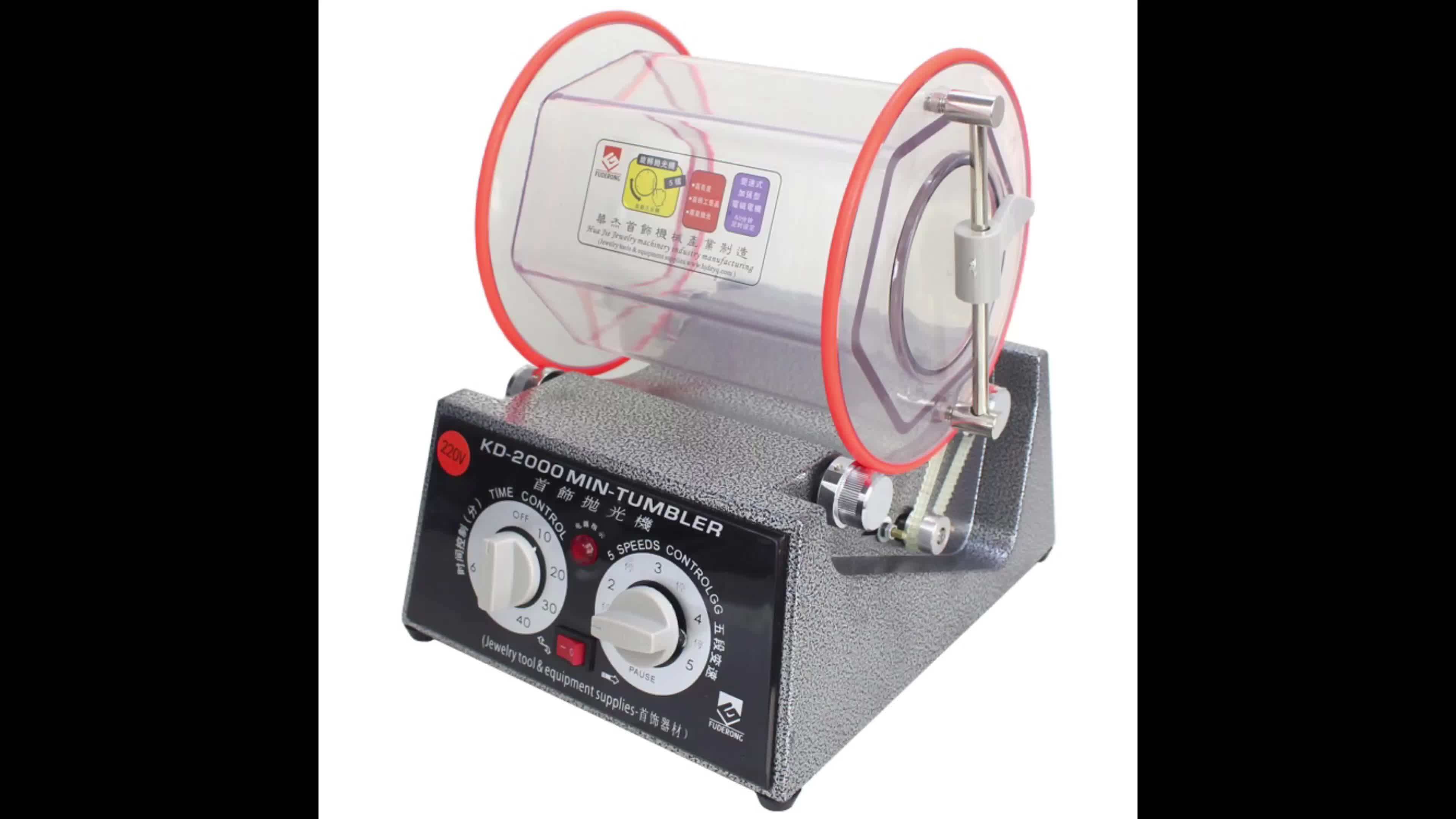 Manufacturer! Kd2000 Rotary Tumbler,Mini Tumbler With Capacity 5 Kg,Rock Tumbler Buy Rotary