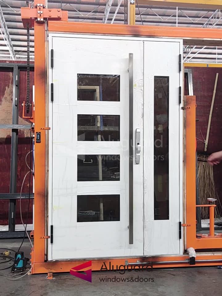 Modern Villa Aluminum Windows And Door / Home Entrance Door Aluminum