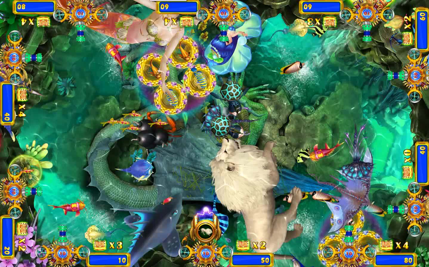 6 Players Fish Hunter Arcade Jackpot Igs Shooting Fish Table Game
