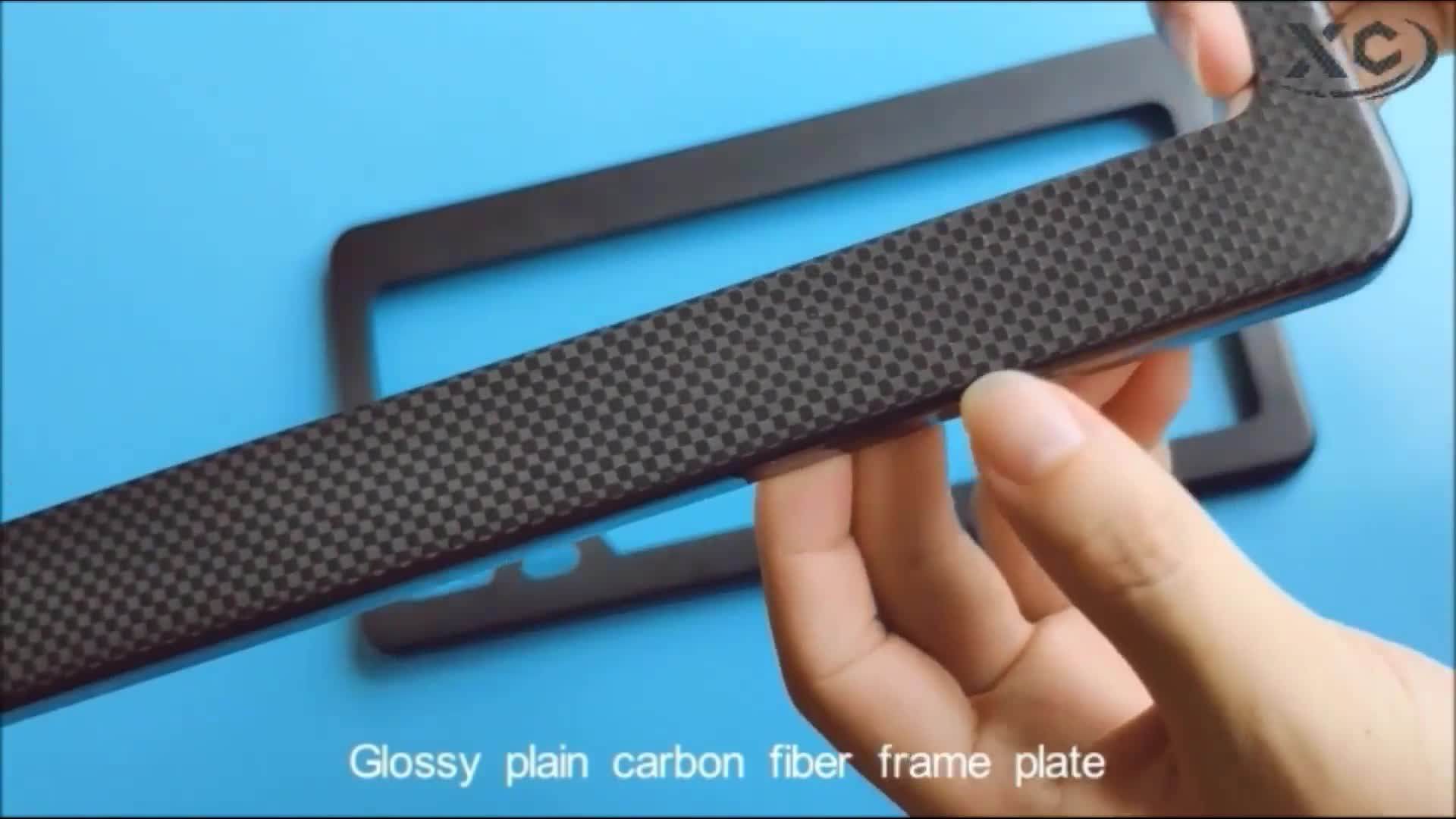 Custom Carbon Fiber License Plate Frames Car Number Plate Holder Buy
