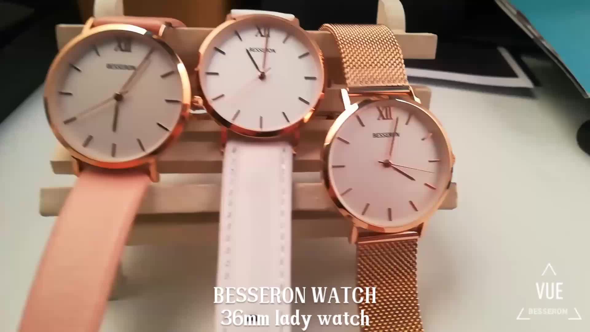 Lady Watch Japan Movt Quartz Watch Stainless Steel Back Watches Ladies