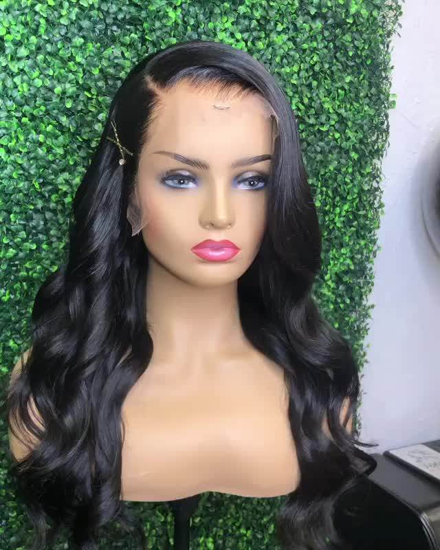 100 Natural Virgin Hair Wig Hd Lace Wig Body Wave Brazilian Human Hair