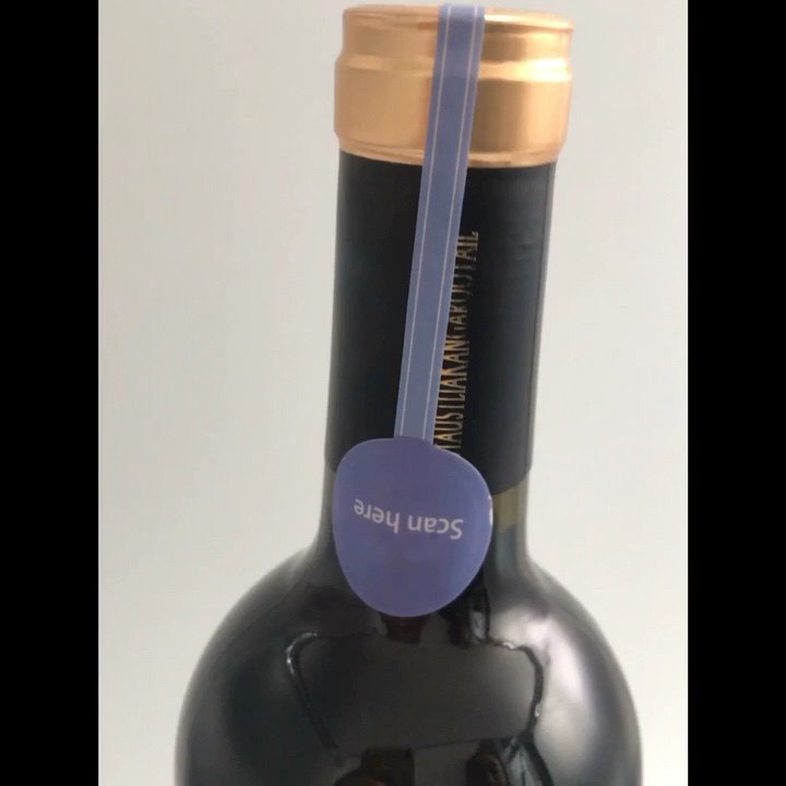 Tamper Proof Security 13.56mhz Fragile Custom Nfc Wine Label For Wine ...