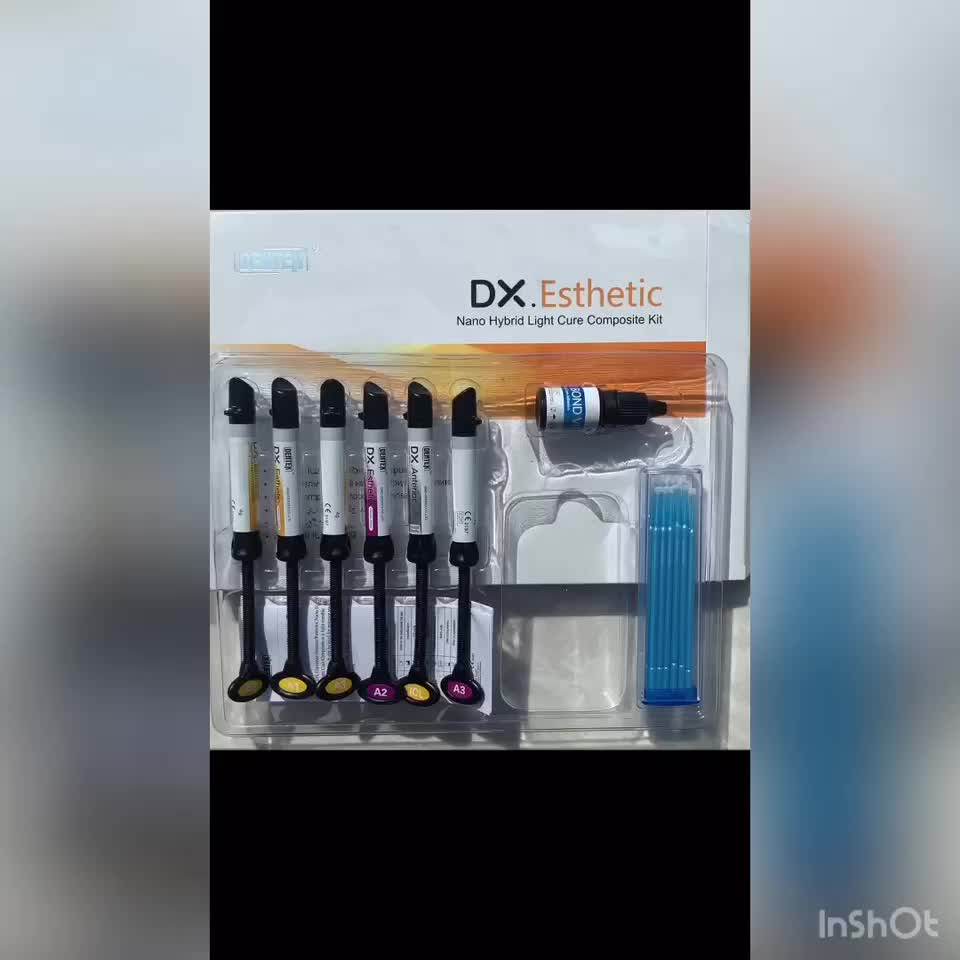 Dentex dental Nano Hybrid Light Cure Composite restoration for anterior and posterior enamel and