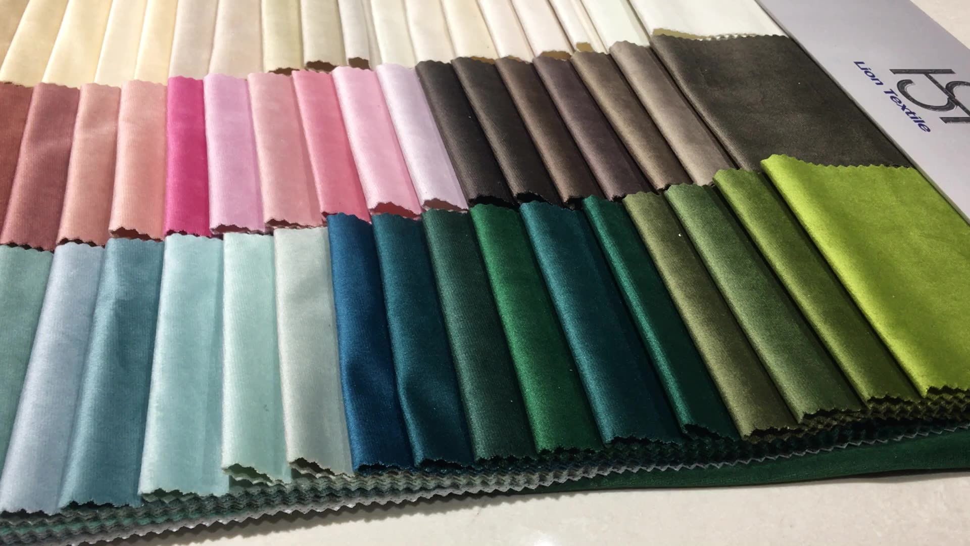 100 Polyester Holland Velvet Fabric Plain Sofa Fabric New Designs Soft