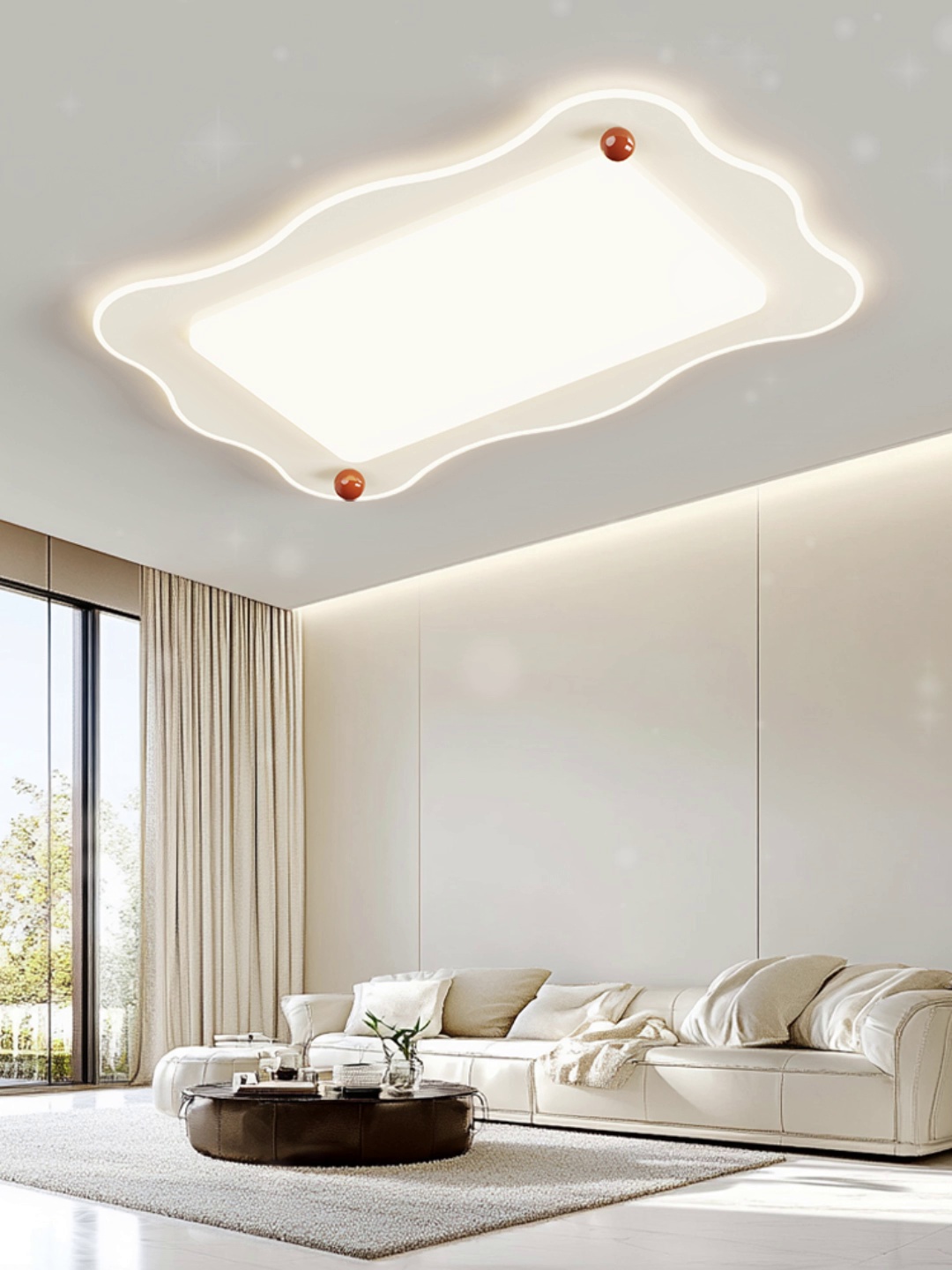 2024奶油风客厅主灯、护眼又高级、全部部屋套餐组合大揭秘✨