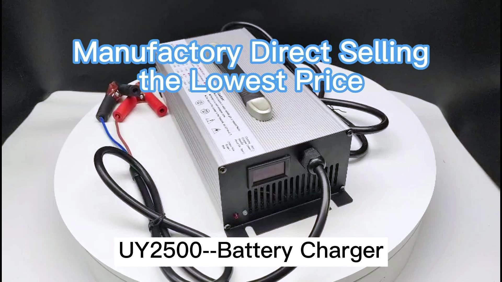 Uy2500 2.5kw Lithium Battery Solar Charger 12 Volt 100 Amp Lithium Ion