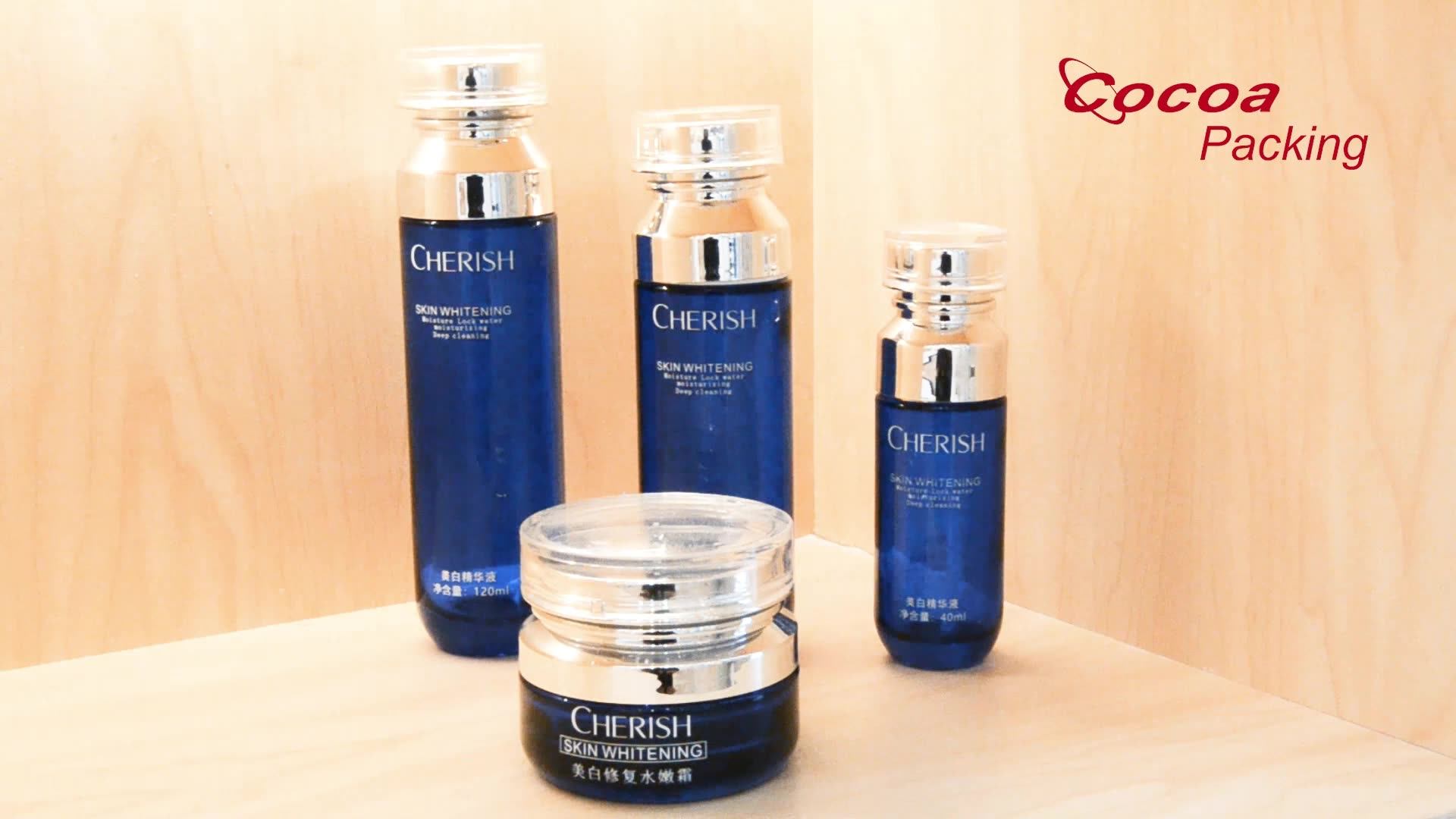 High Grade Lotion Bottled Cosmetics Glass Packaging Material Cpb Same