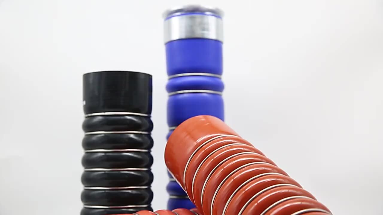 High Flexible Steel Wire Reinforced Silicone Hose For Air /water