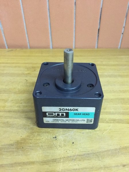 Japan Oriental Motor 2GN60k reducer can be equipped with 6W motor 3W torque OM motor disassembly spot