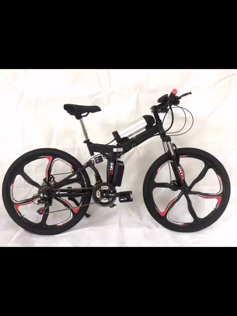 Double Suspension 4.0 Fat Tire Pedal Assist E Bike/21 Speed Snow