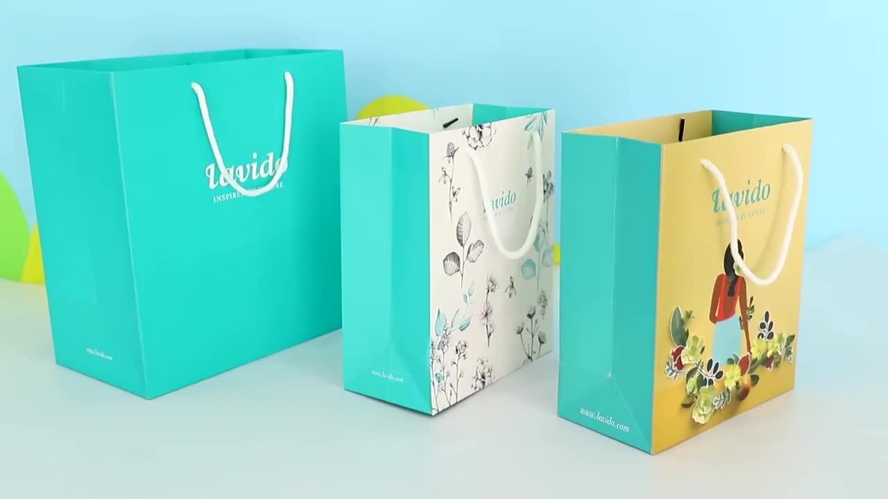 Personalised Merchandise Paper Shopping Bags For Clothing Buy Paper