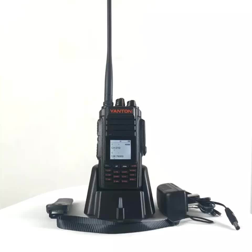 10w Power Dual Band Walkie Talkie Full Duplex Uhf Vhf Transceiver T