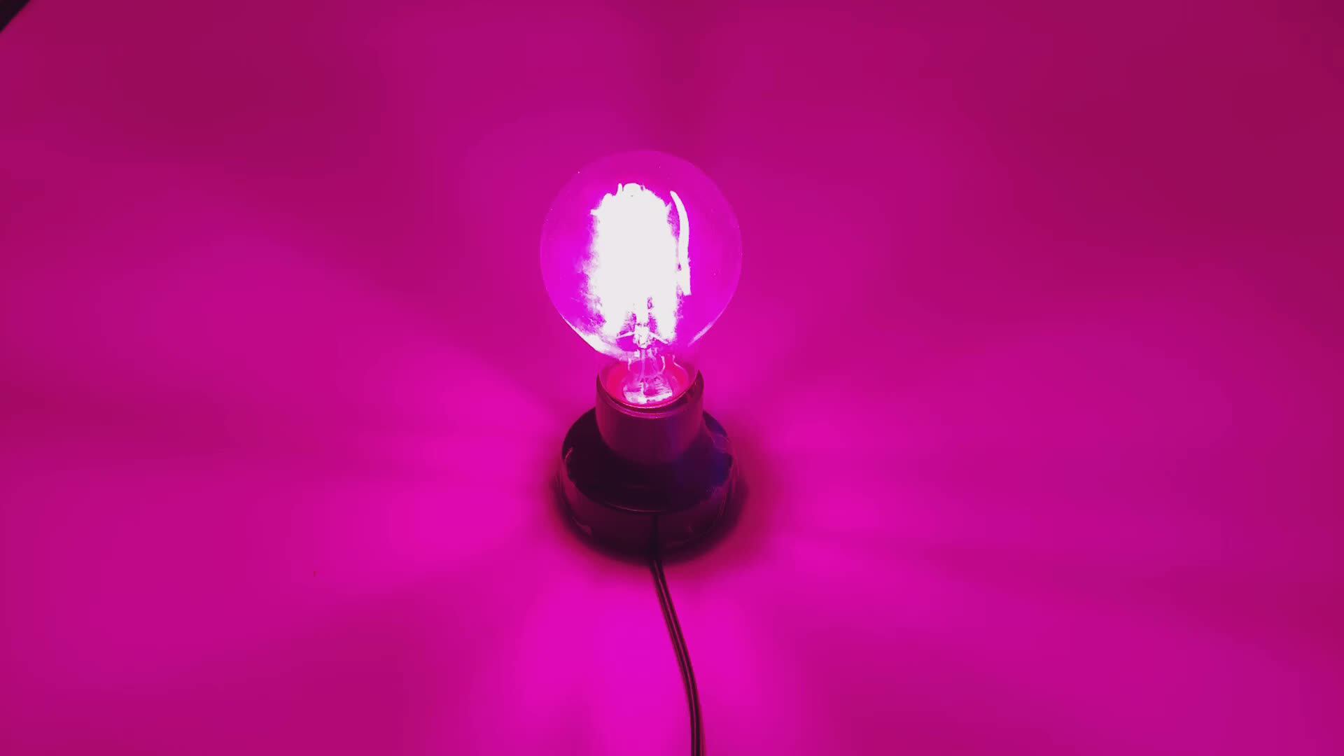 Filament Type Small Growing Lights For Plants Indoor,6w E27 Grow Light