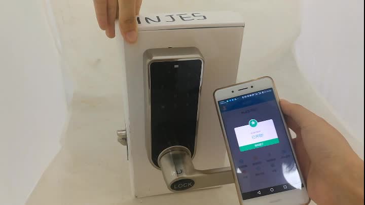 Hot Selling Mobile App Control Card Password Digital Smart Door