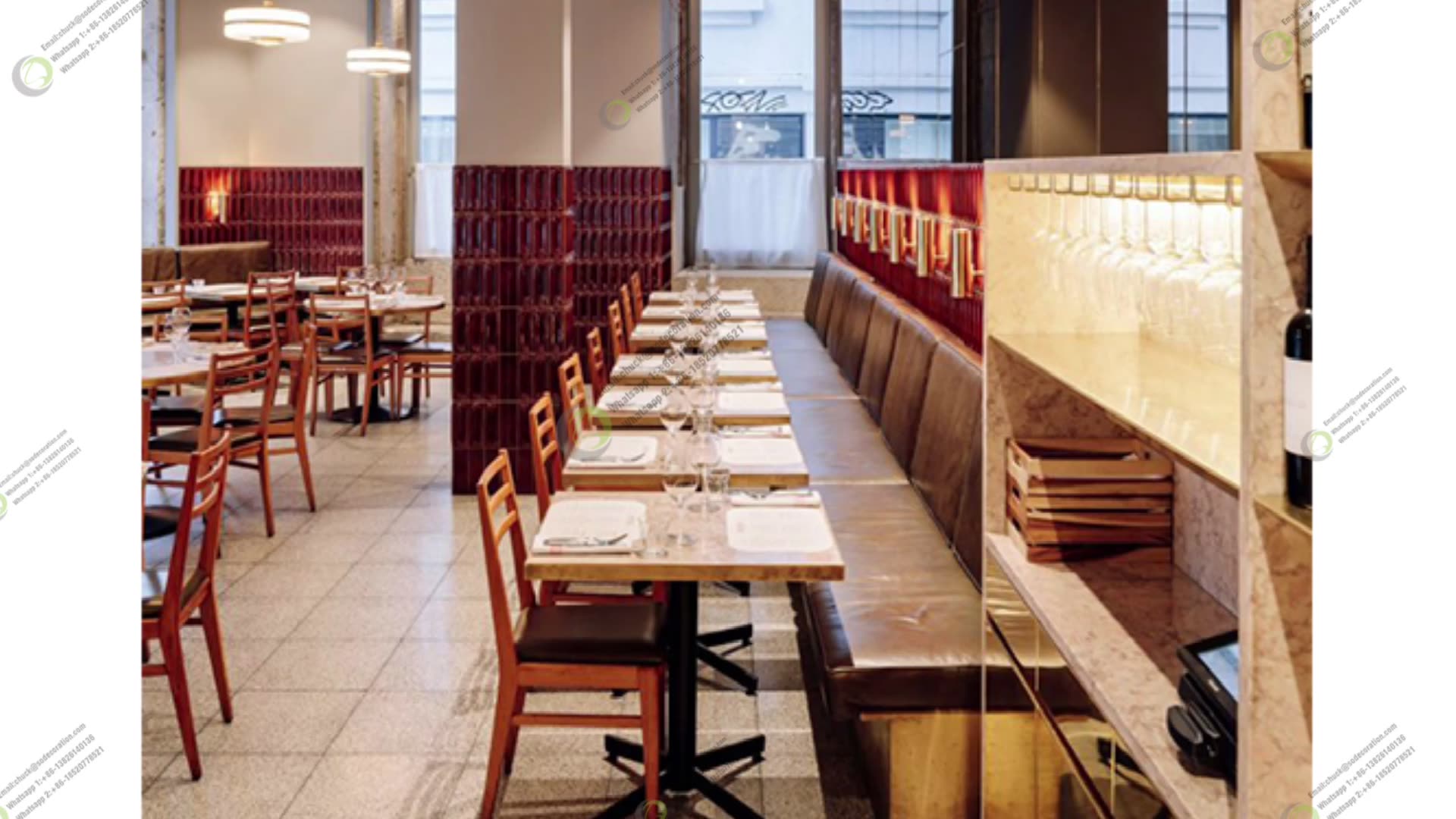 Modern Style Fast Food Store Counter Design / Fast Food Kiosk