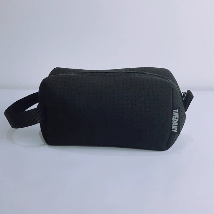 Ladies Large Neoprene Toiletry Bag Large Travel Cosmetic Bag With