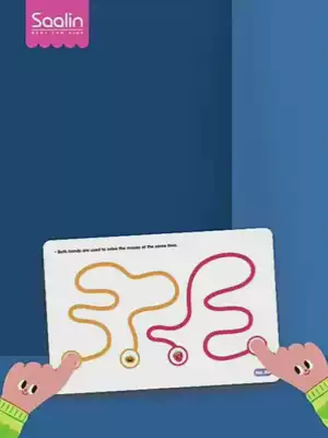 saalin Sharin left and right brain fine movement training toys Young children's whole brain thinking focus development teaching aids