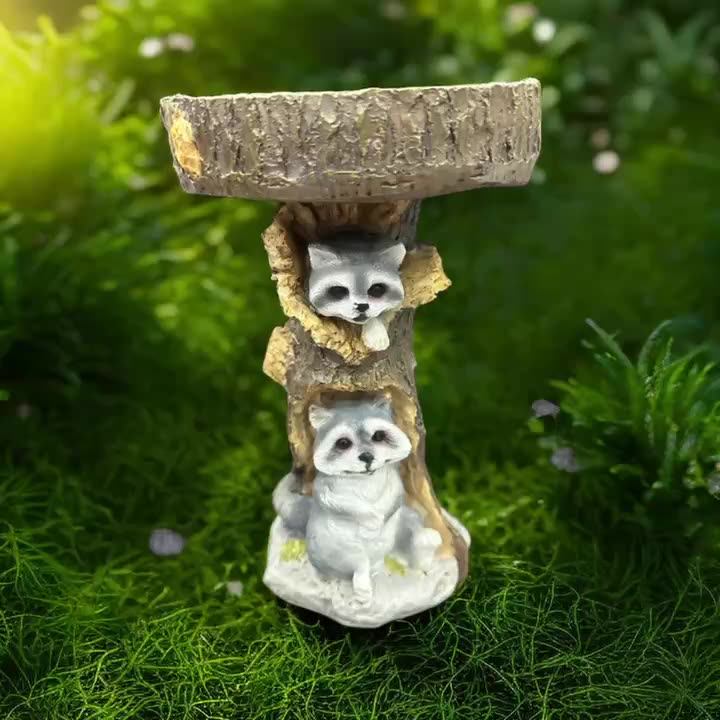 Resin Handicraft Ornaments Pastoral Courtyard Decoration Bird Feeder